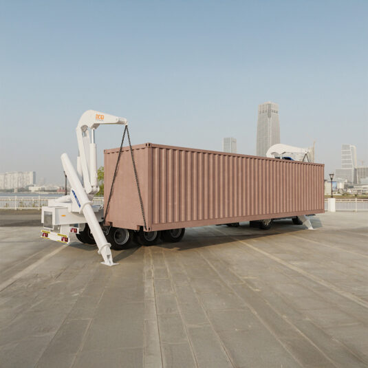 Container side loader