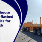 Right Flatbed Semi-trailer